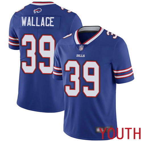 Youth Buffalo Bills #39 Levi Wallace Royal Blue Team Color Vapor Untouchable Limited Player NFL Jersey